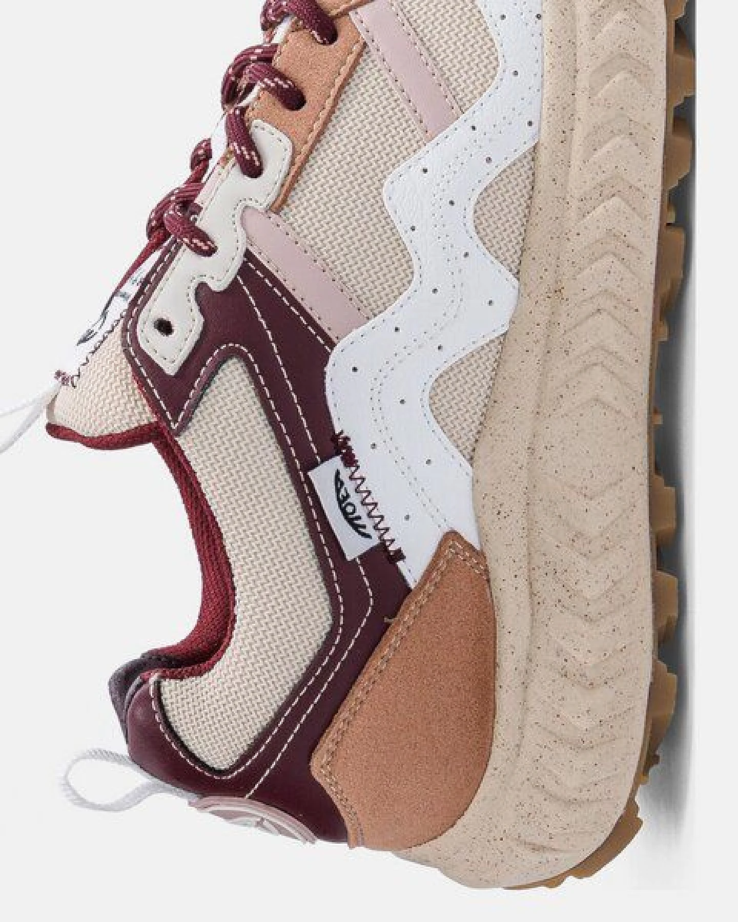 MoEa Sneakers Dune - Beige & Wine - Grapes – Ansicht 2