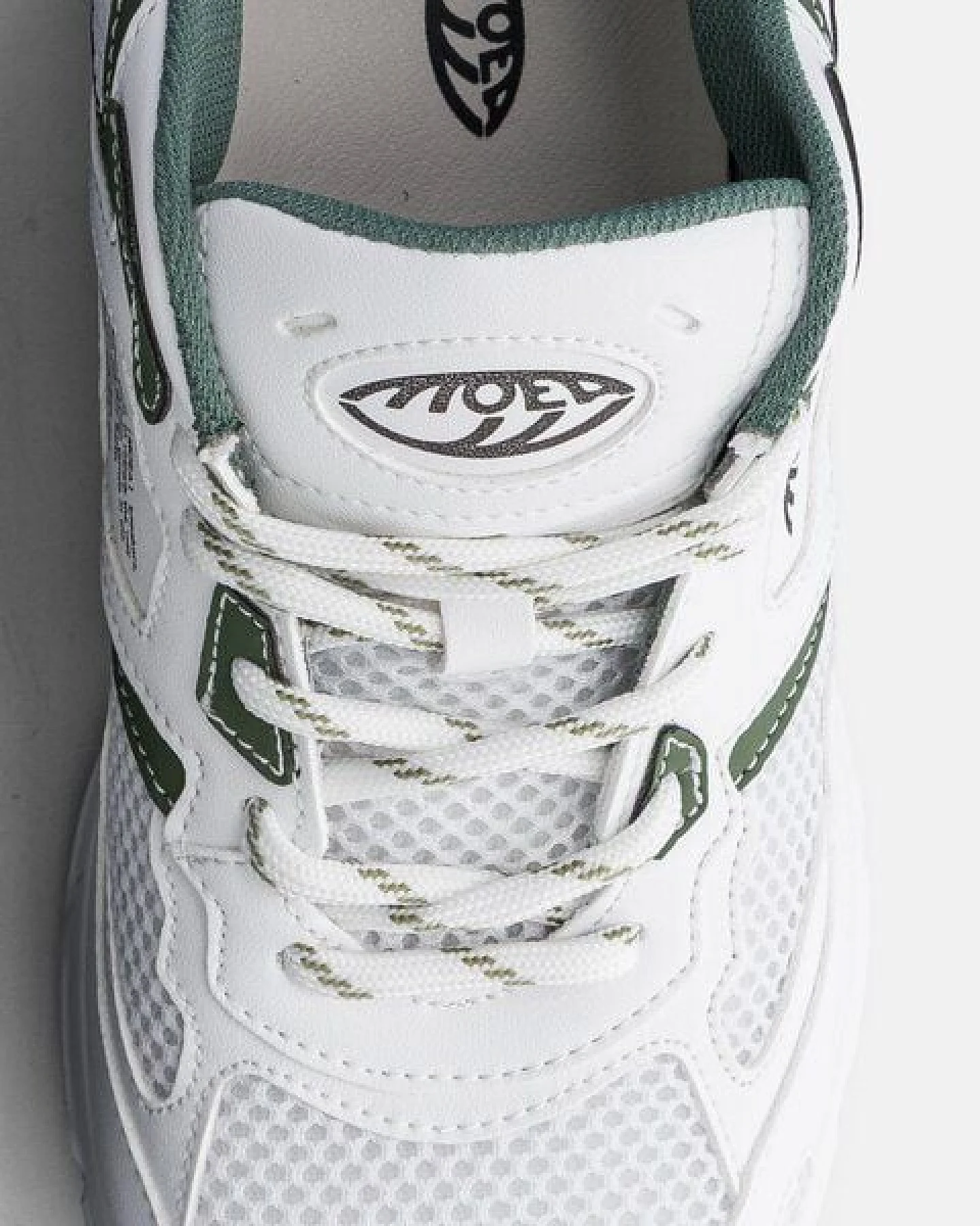 MoEa Sneakers Rush - White & Green - Apple – Ansicht 3