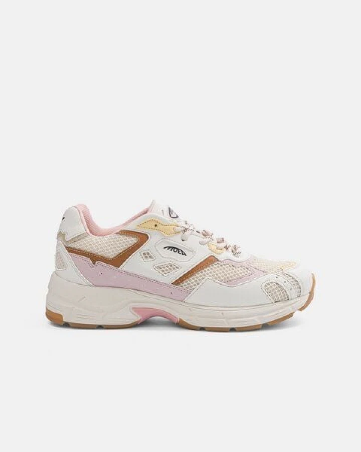 MoEa Sneakers Rush - Pink & Yellow - Pineapple