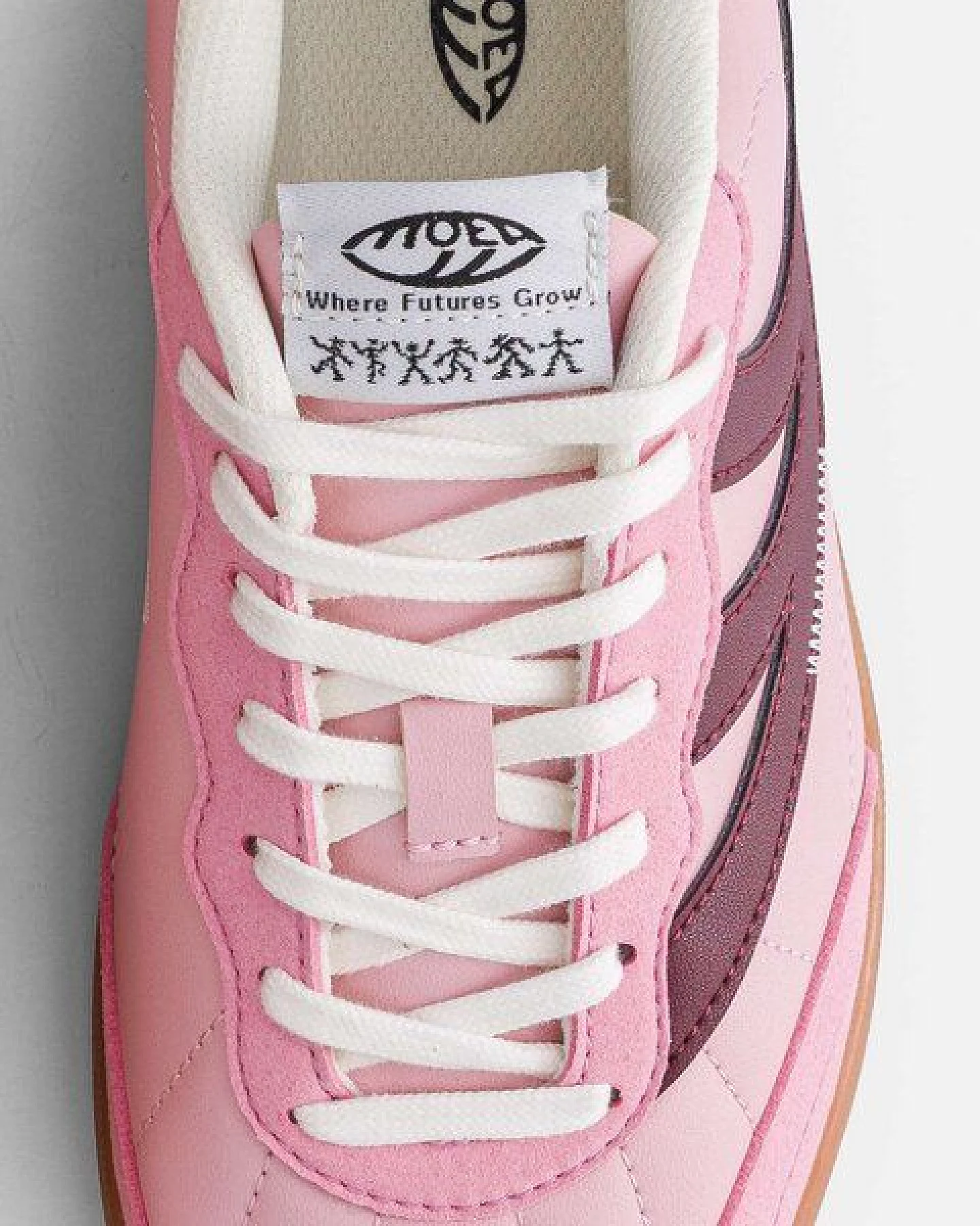 MoEa Sneakers Flow - Pink & Wine - Corn – Ansicht 4