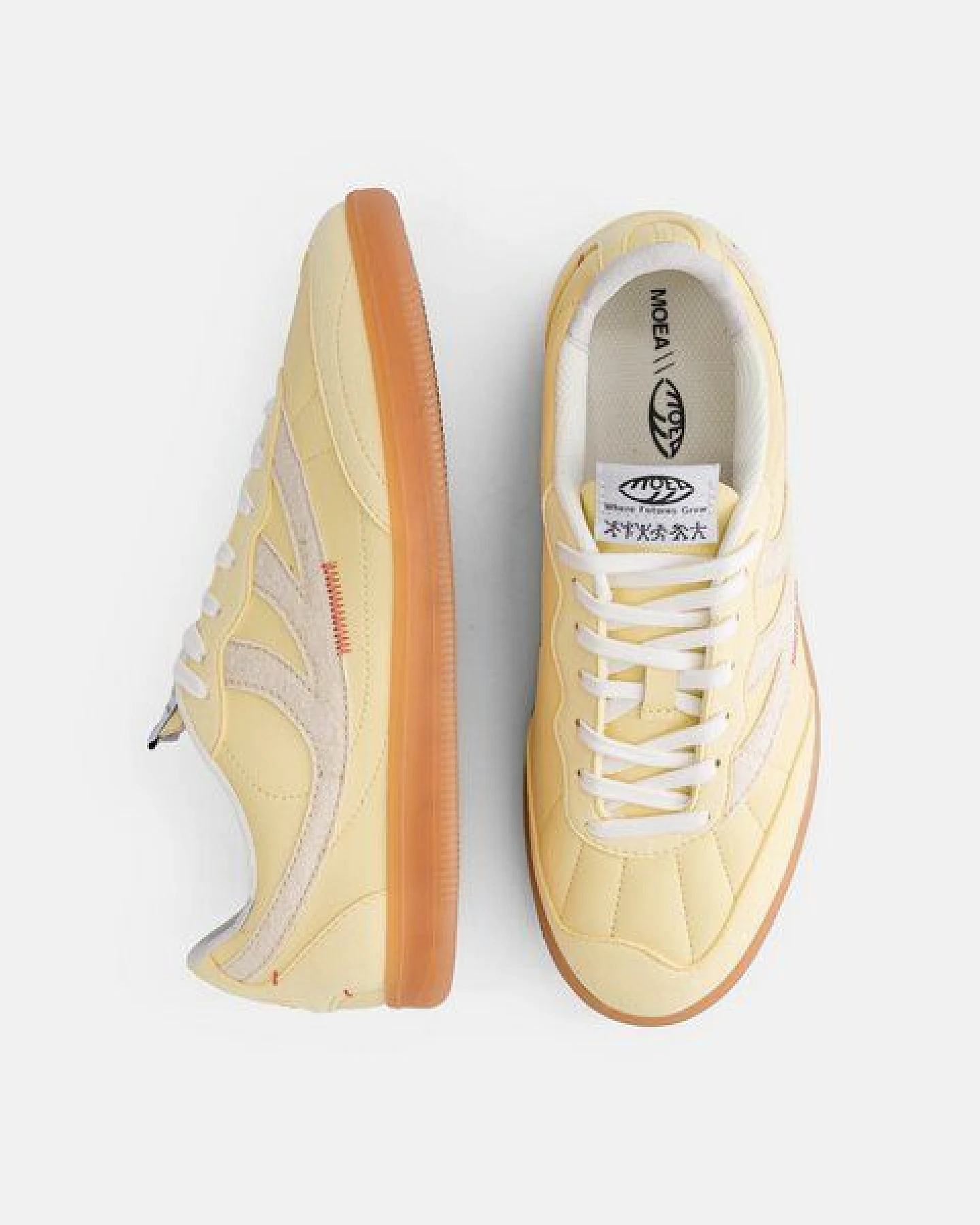 MoEa Sneakers Flow - Full Yellow - Pineapple – Ansicht 2