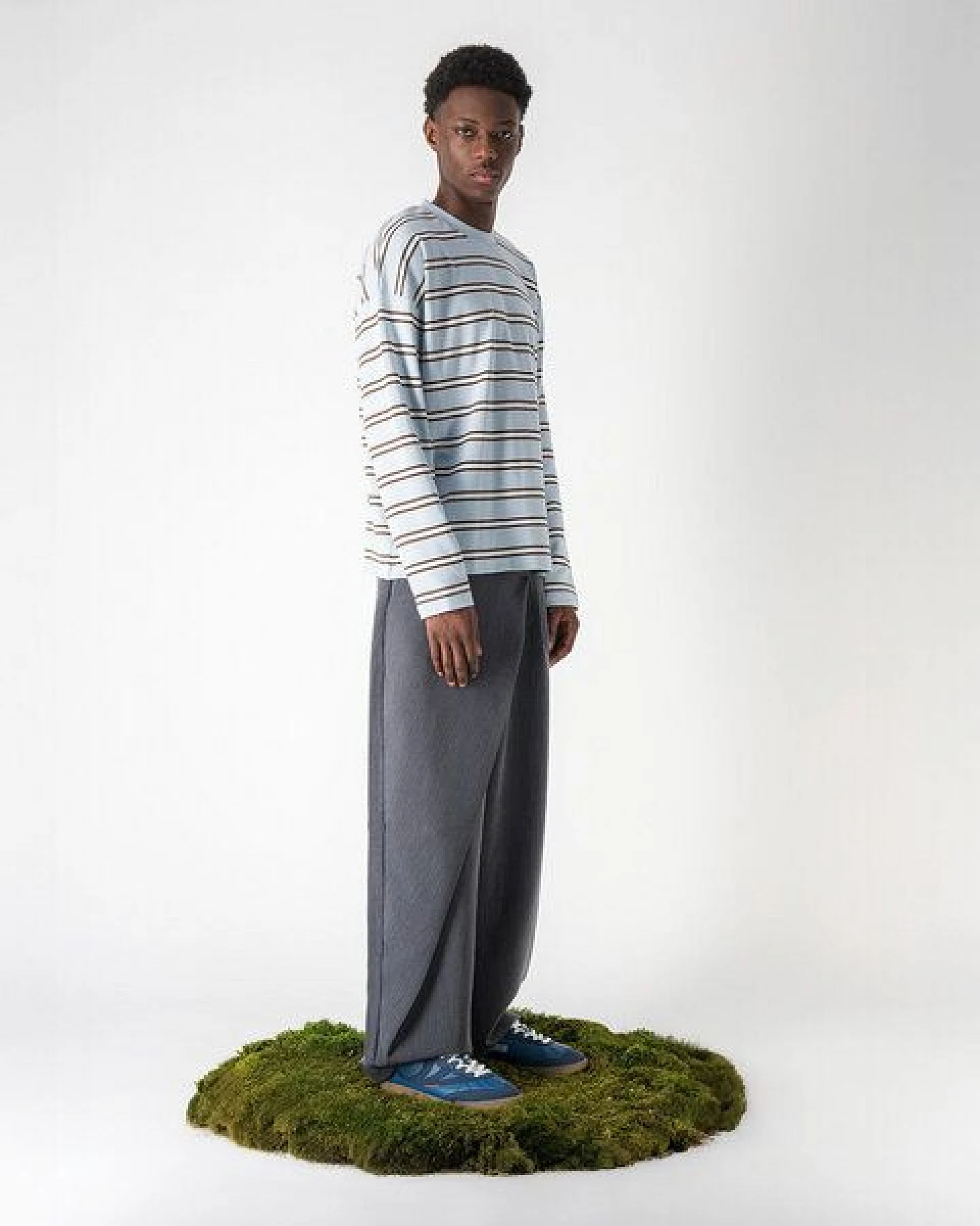 MoEa Sneakers Flow - Full Blue - Mushroom – Ansicht 3