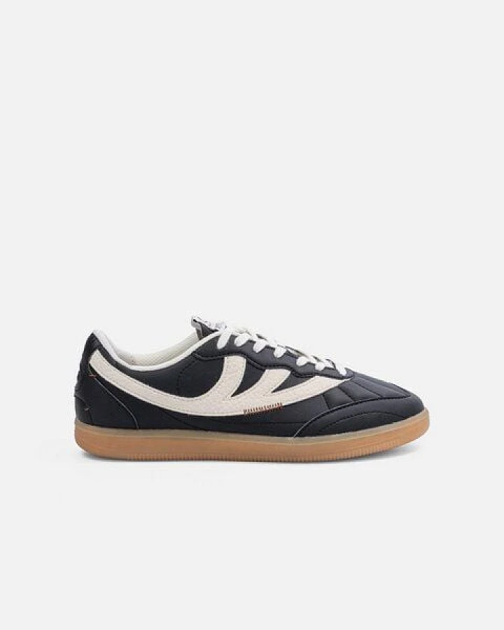 MoEa Sneakers Flow - Black & White - Mushroom