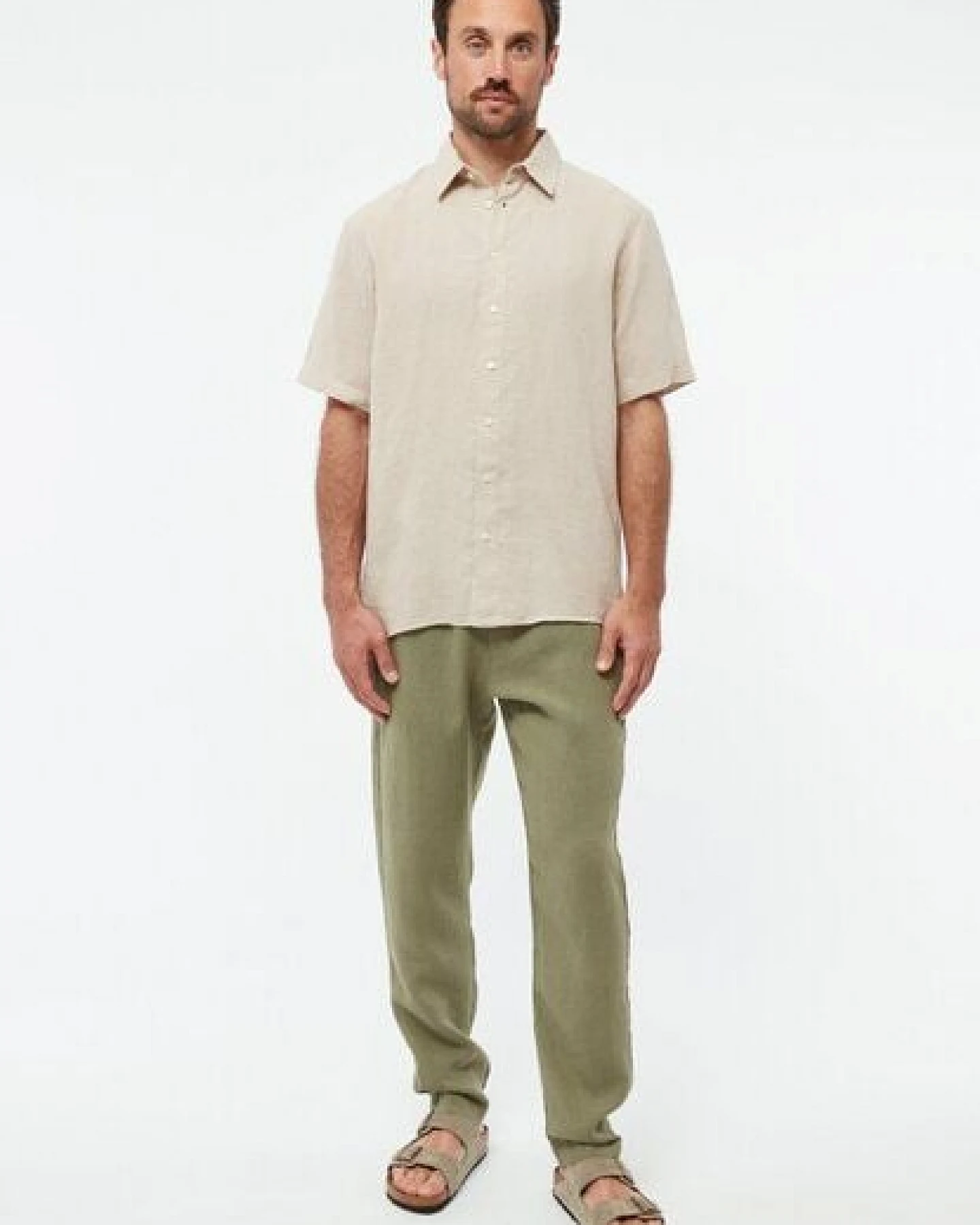 Givn Berlin Kurzarmhemd GBKODA aus Leinen – Ansicht 2