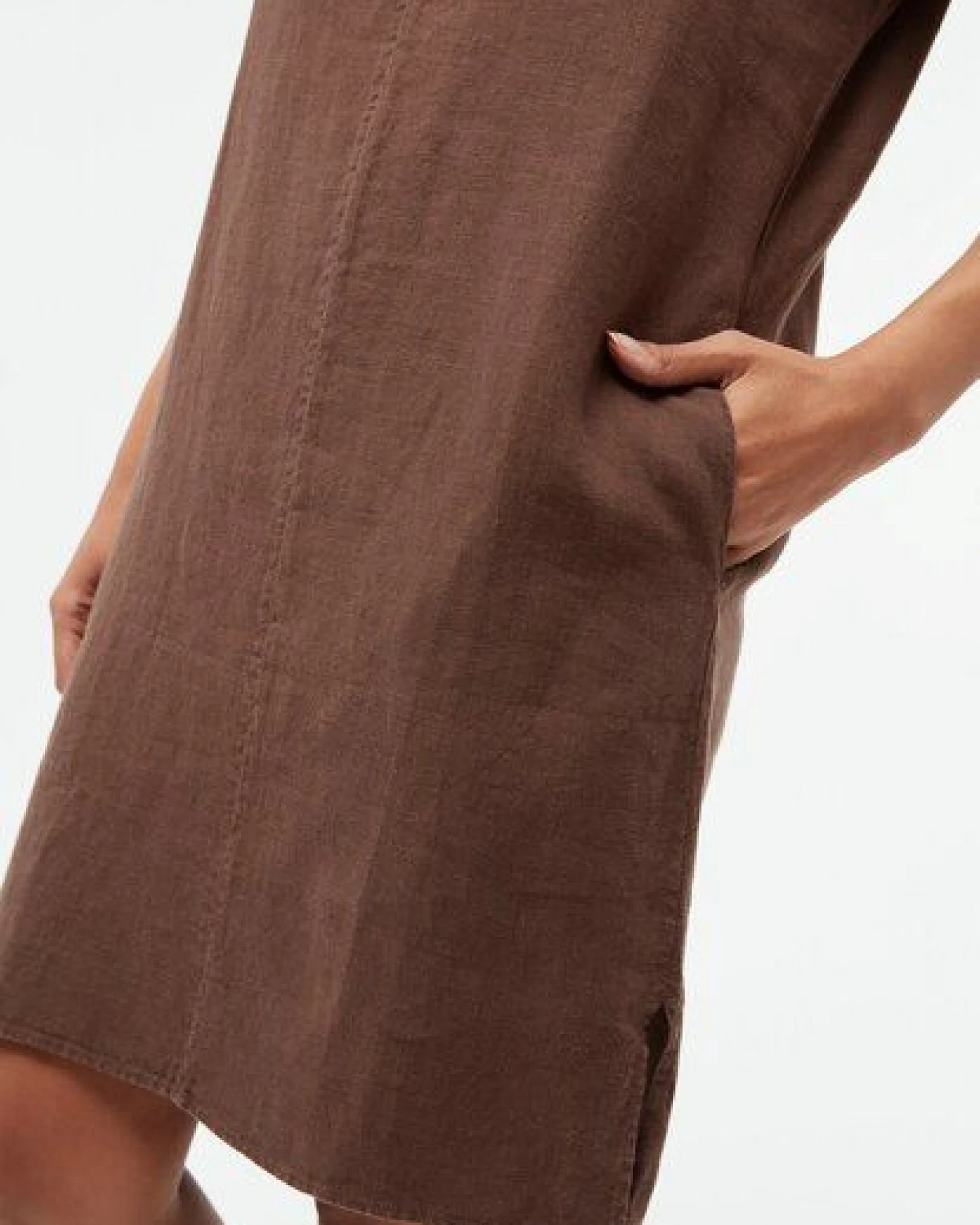 Givn Berlin Kurzes Kleid GBMABEL aus Leinen – Ansicht 3