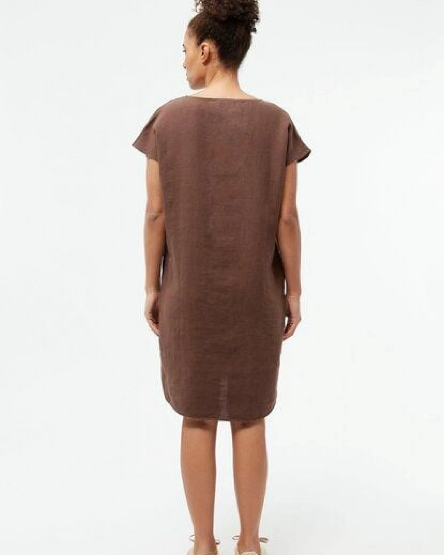 Givn Berlin Kurzes Kleid GBMABEL aus Leinen – Ansicht 4