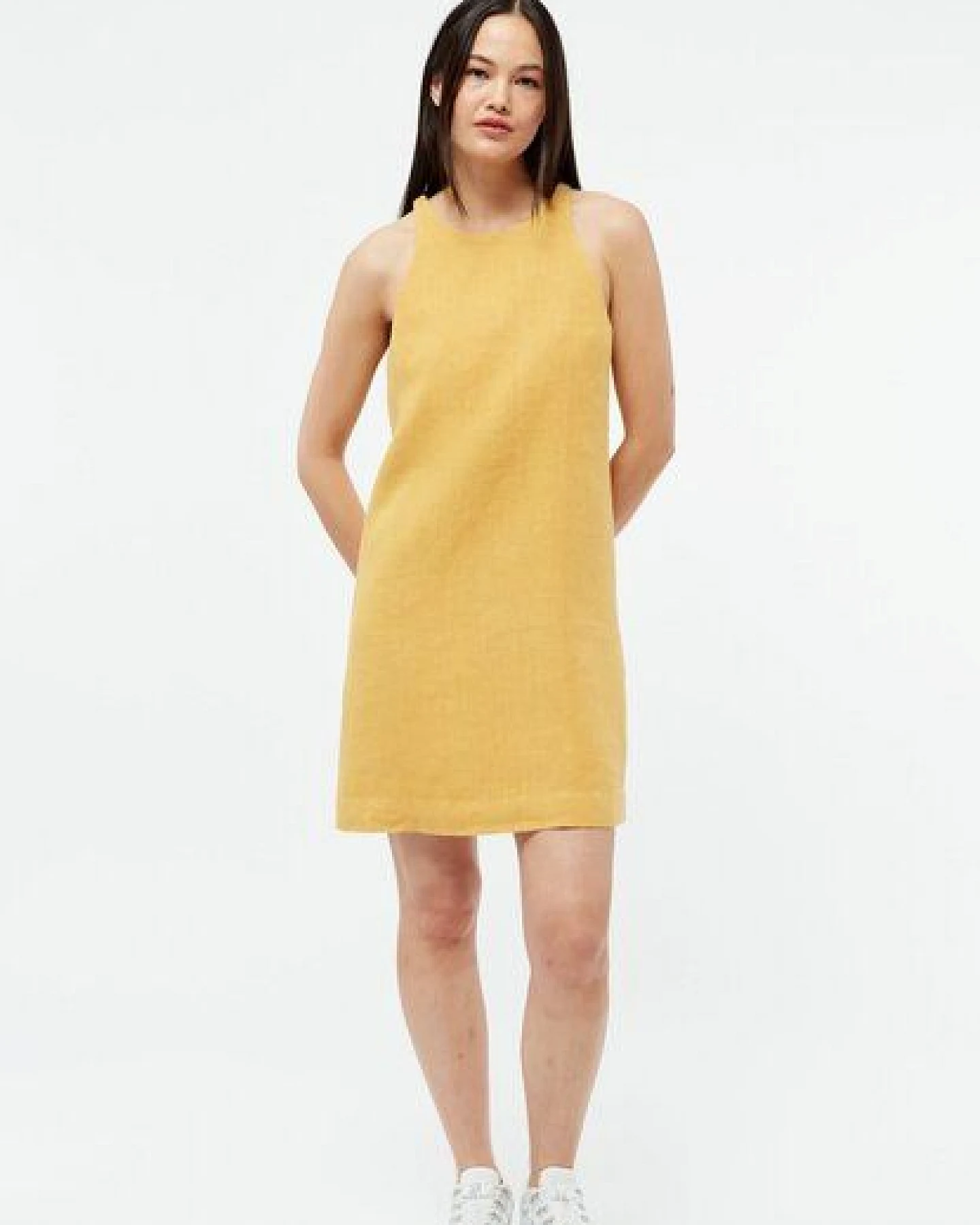 Givn Berlin Kurzes Kleid GBYUNA aus Leinen – Ansicht 3