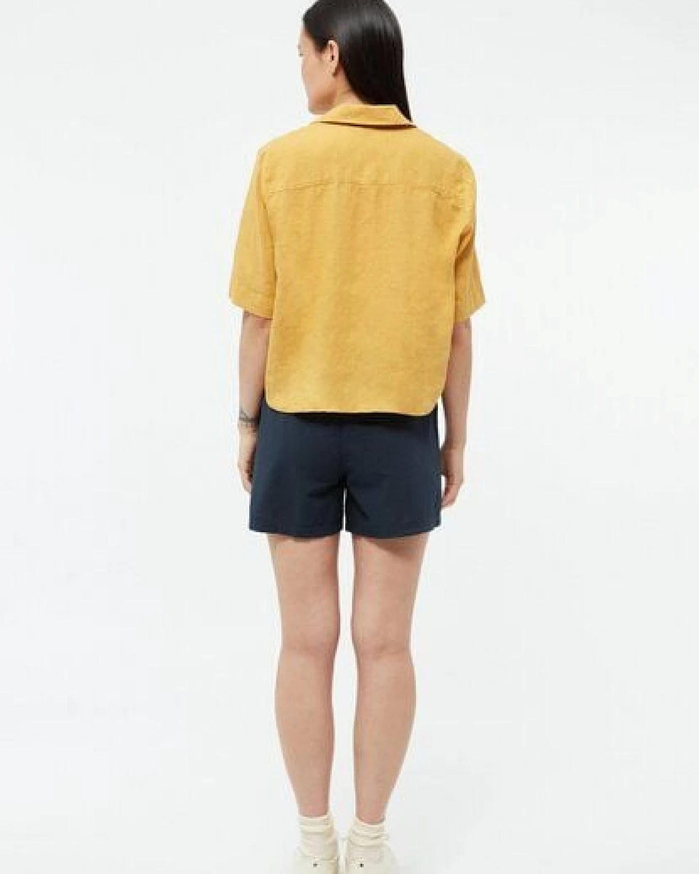 Givn Berlin Shorts GBCLEMENTINE aus Bio-Baumwoll Seersucker – Ansicht 3