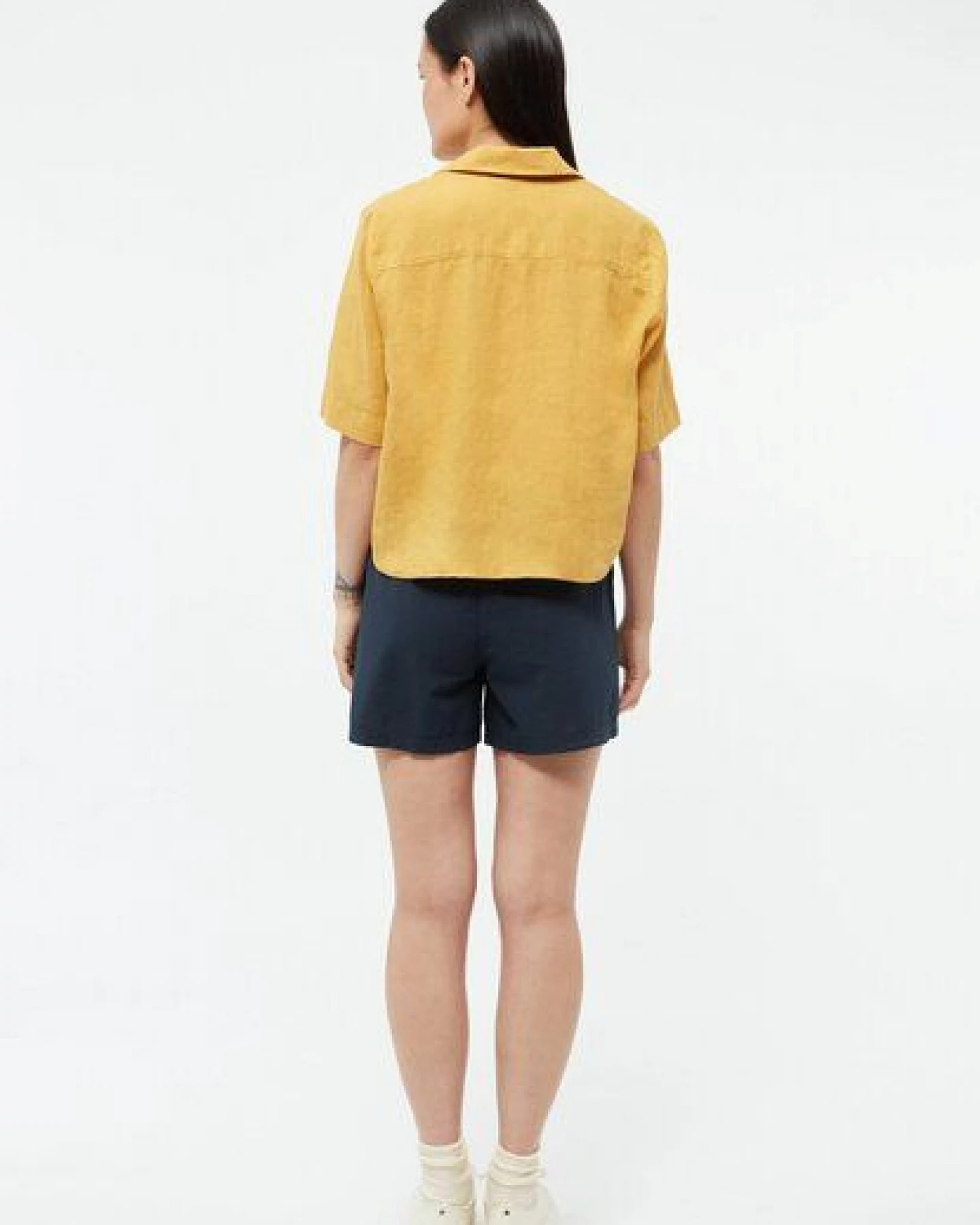 Givn Berlin Shorts GBCLEMENTINE aus Bio-Baumwoll Seersucker – Ansicht 3