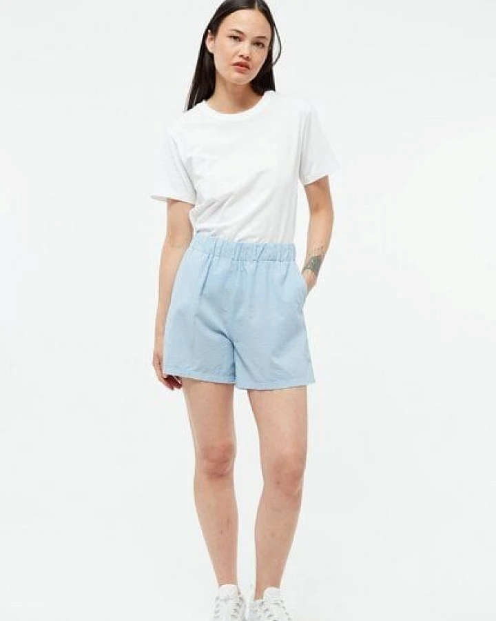 Givn Berlin Shorts GBCLEMENTINE aus Bio-Baumwoll Seersucker