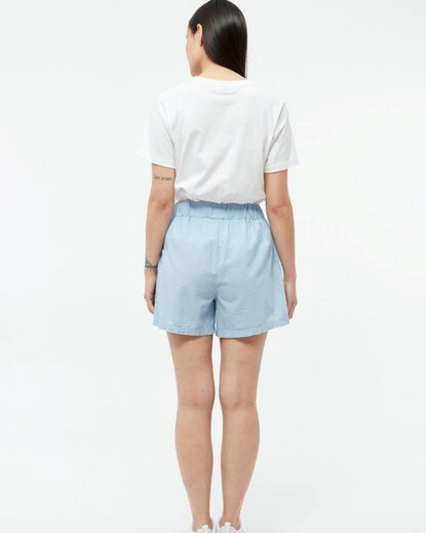 Givn Berlin Shorts GBCLEMENTINE aus Bio-Baumwoll Seersucker – Ansicht 3