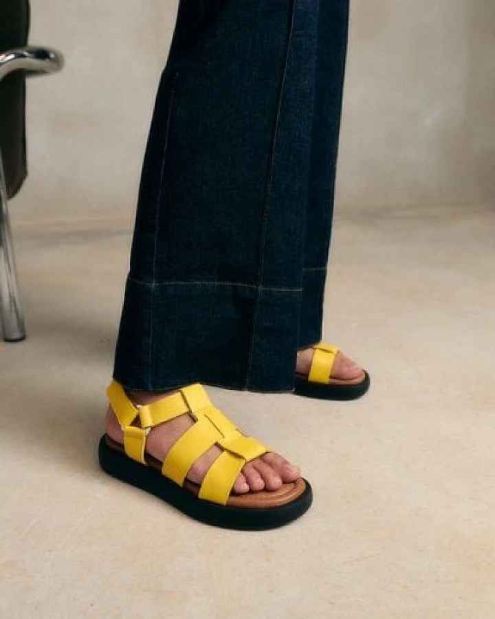 Jutelaune Selma Yellow Sandals