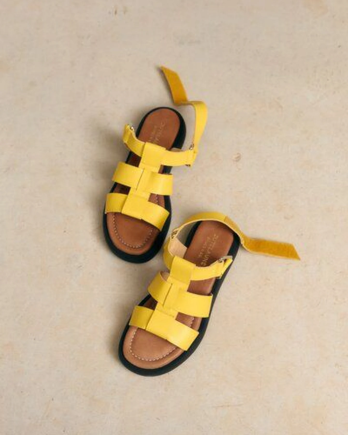 Jutelaune Selma Yellow Sandals – Ansicht 4