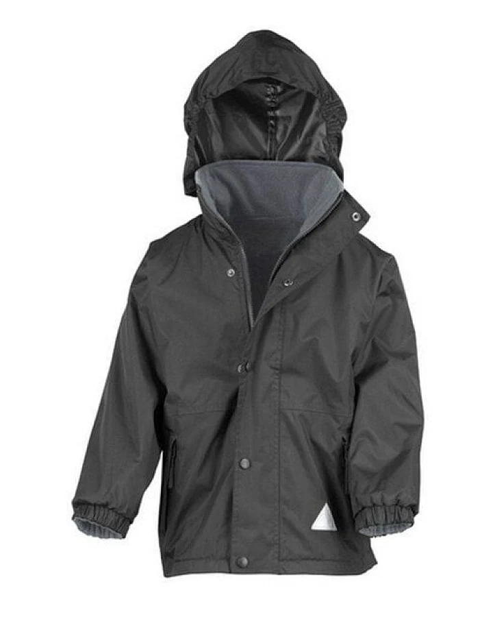 Result Genuine Recycled Kinder Junior Regenjacke Winterjacke Fleece gefüttert