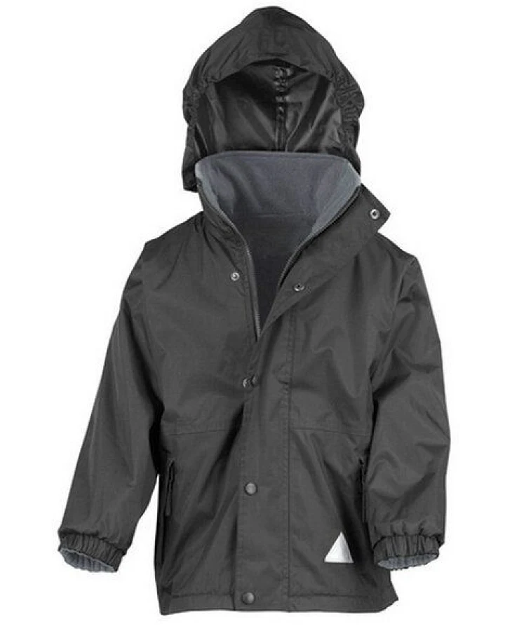 Result Genuine Recycled Kinder Junior Regenjacke Winterjacke Fleece gefüttert