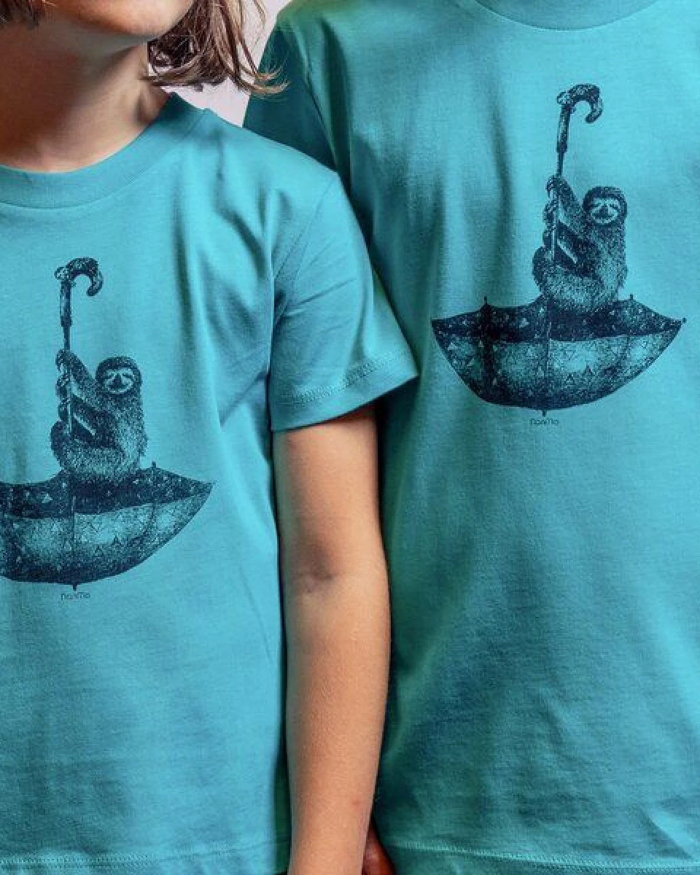 NanMa Bio-Baumwoll-Shirt Faultier – Ansicht 2