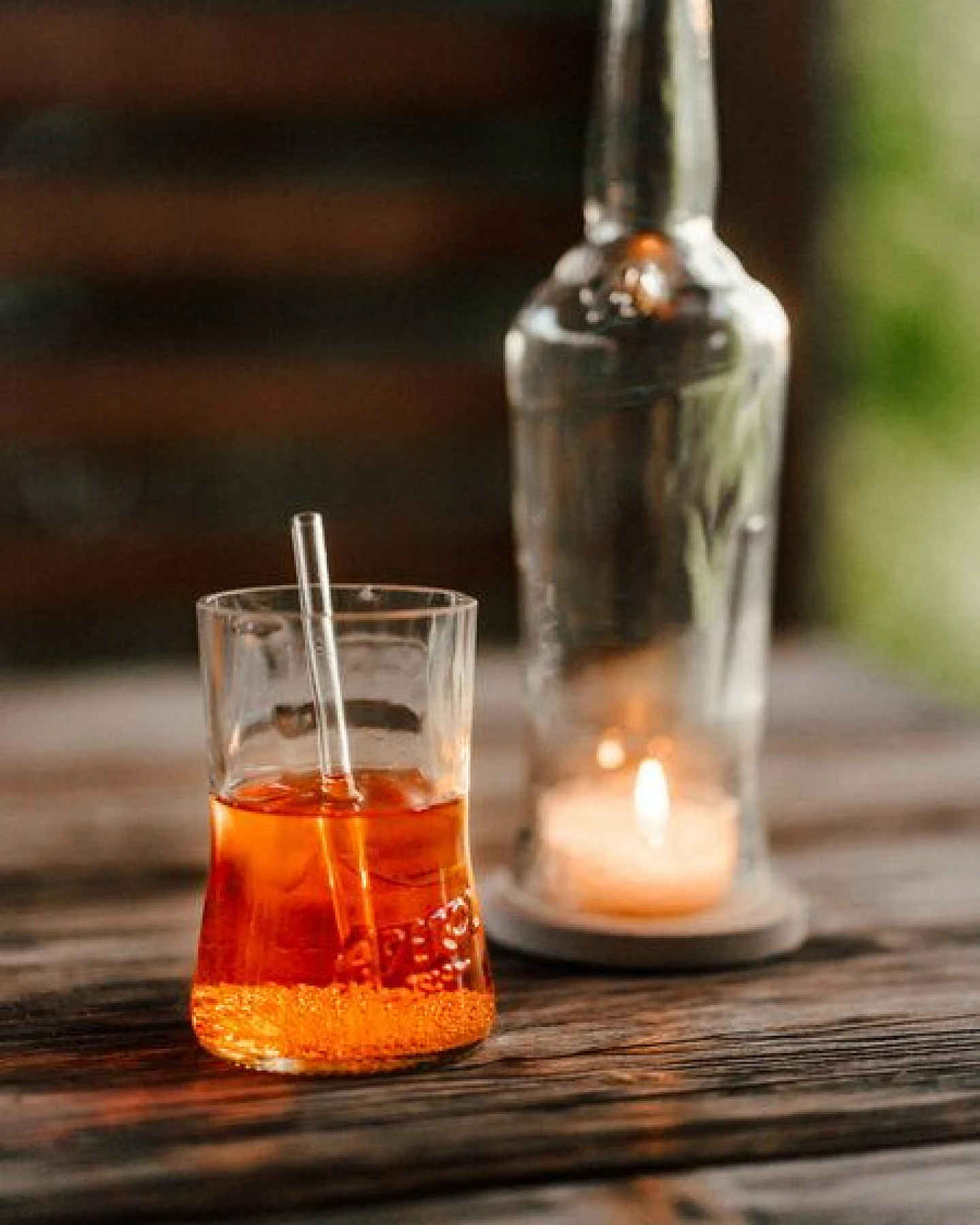 MaBe Windlicht - Aperol Upcycling - rank & schlank - macht nachhaltig Eindruck – Ansicht 2