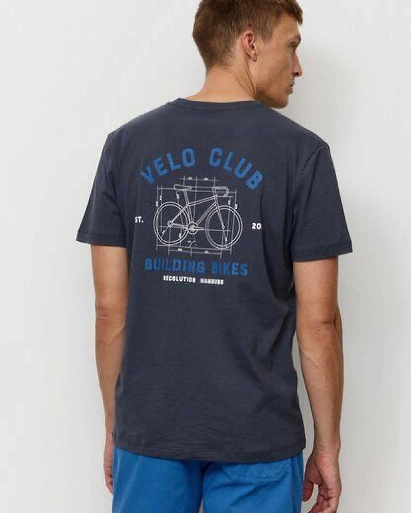 Herren T-Shirt aus Bio-Baumwolle - AGAVE VELO CLUB - recolution – Ansicht 4