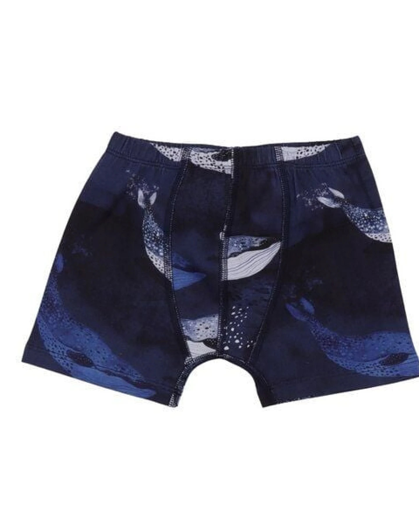 Boxershorts Dunkelblau Wale-Allover Bio-Baumwolle GOTS – Walkiddy – Ansicht 3