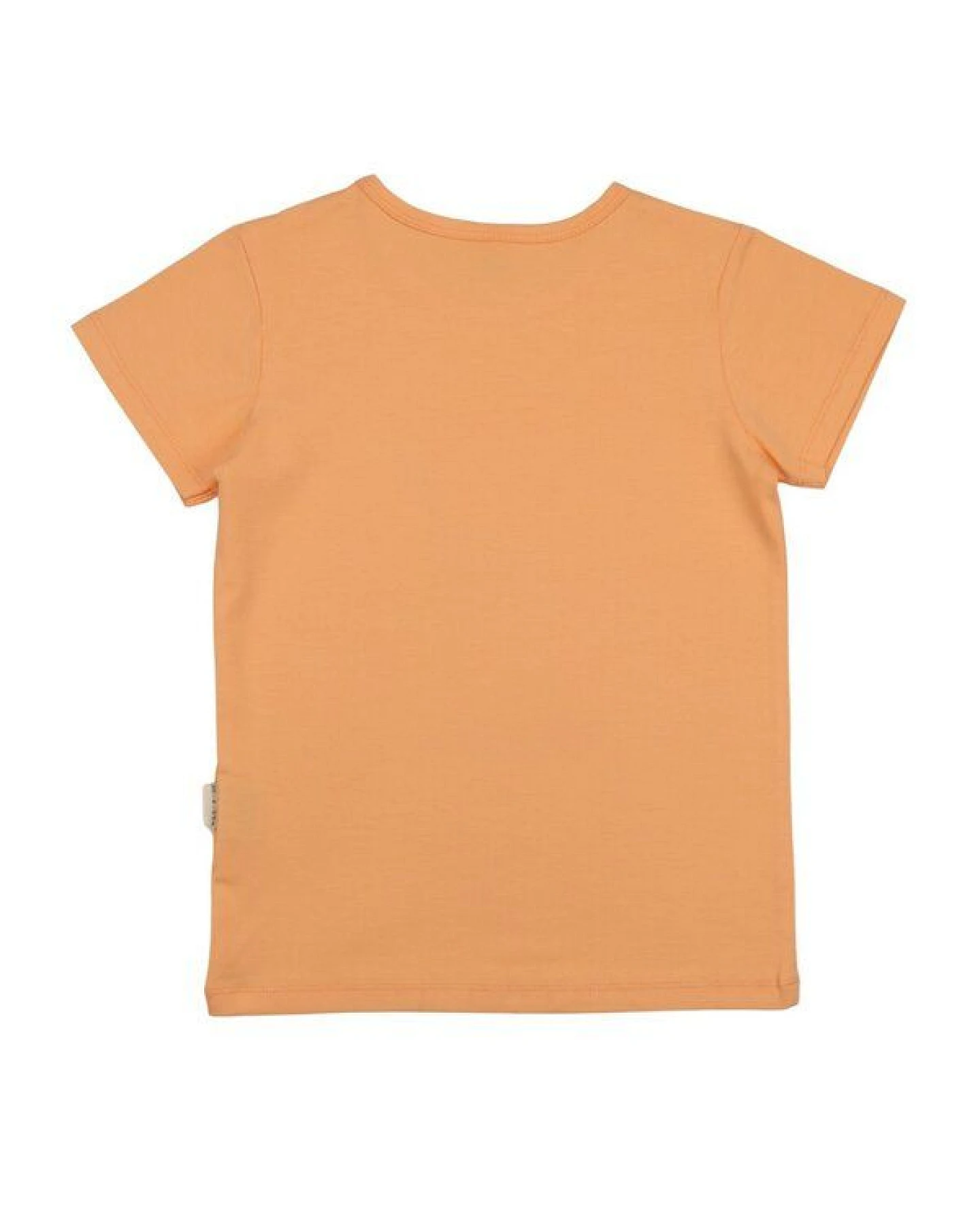 T-Shirt Apricot Giraffe-Frontprint Bio-Baumwolle GOTS – Walkiddy – Ansicht 4