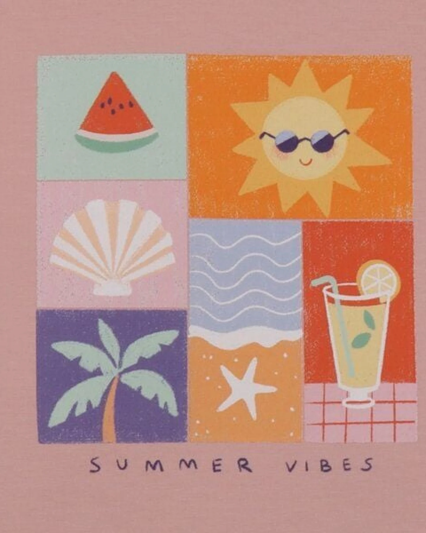 T-Shirt Altrosa Sommer-Frontprint Bio-Baumwolle GOTS – Walkiddy – Ansicht 3