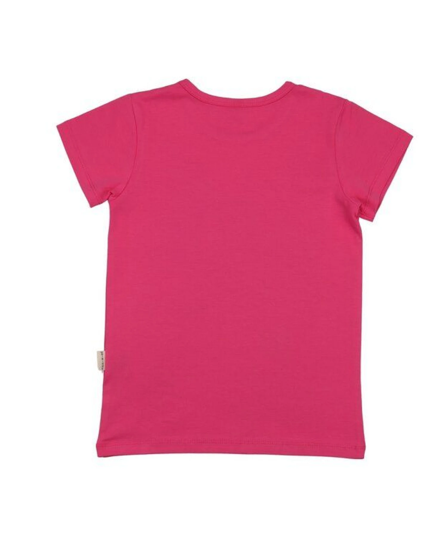 T-Shirt Pink Bunte Libellen-Frontprint Bio-Baumwolle GOTS – Walkiddy – Ansicht 4