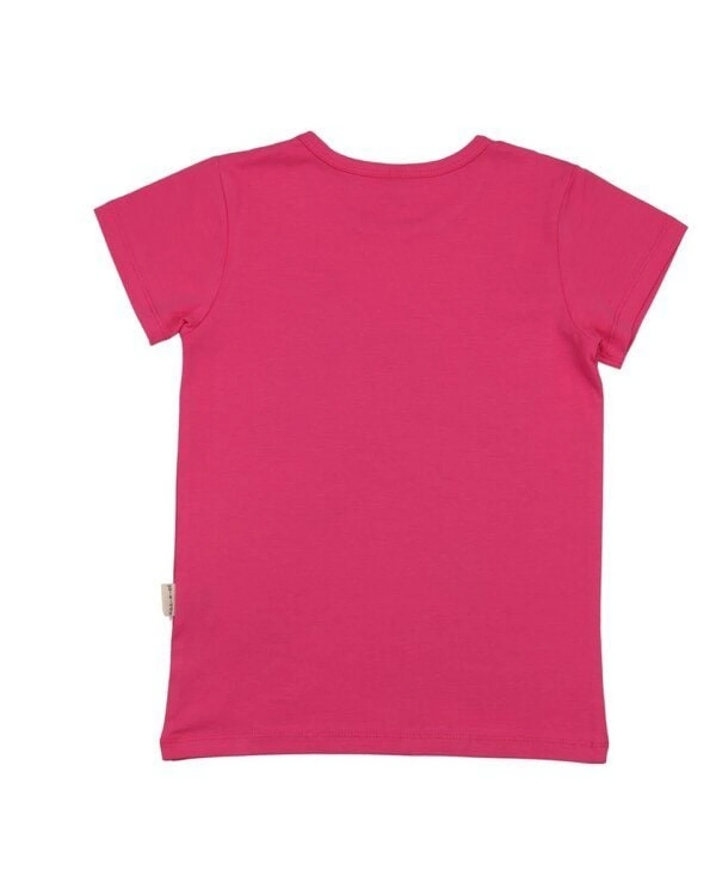 T-Shirt Pink Bunte Libellen-Frontprint Bio-Baumwolle GOTS – Walkiddy – Ansicht 4