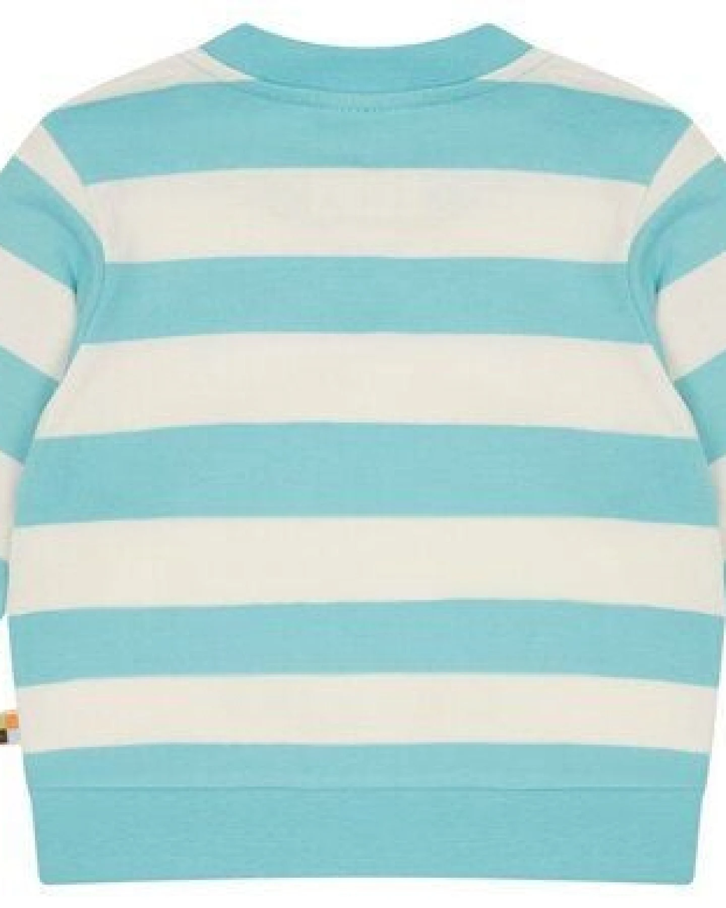 loud + proud Babys & Kinder Sweatshirt mit Blockstreifen, GOTS-zertifiziert – Ansicht 2