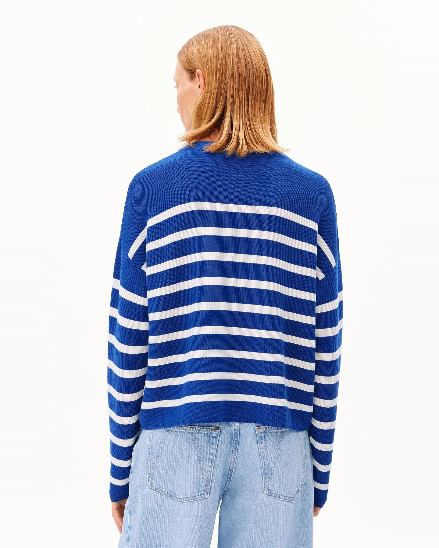 Pullover Merinaa Stripes Blau – Ansicht 2