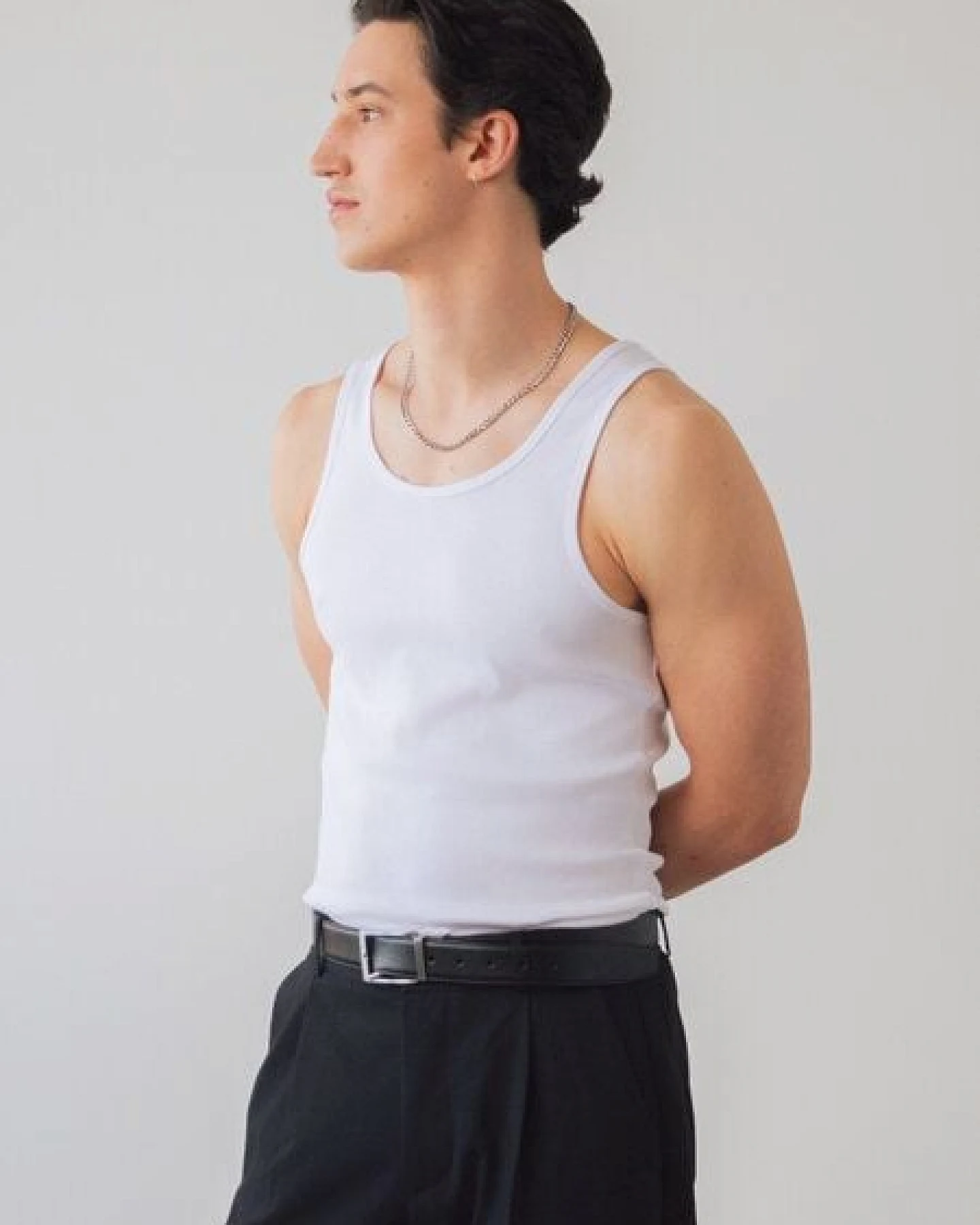 Honest Basics Herren Geripptes Tanktop aus Bio- und recycelter Baumwolle – Ansicht 3