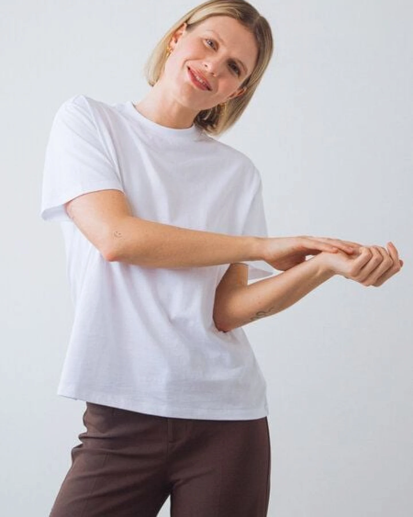 Honest Basics Damen Oversized T-Shirt aus Bio- und recycelter Baumwolle – Ansicht 3