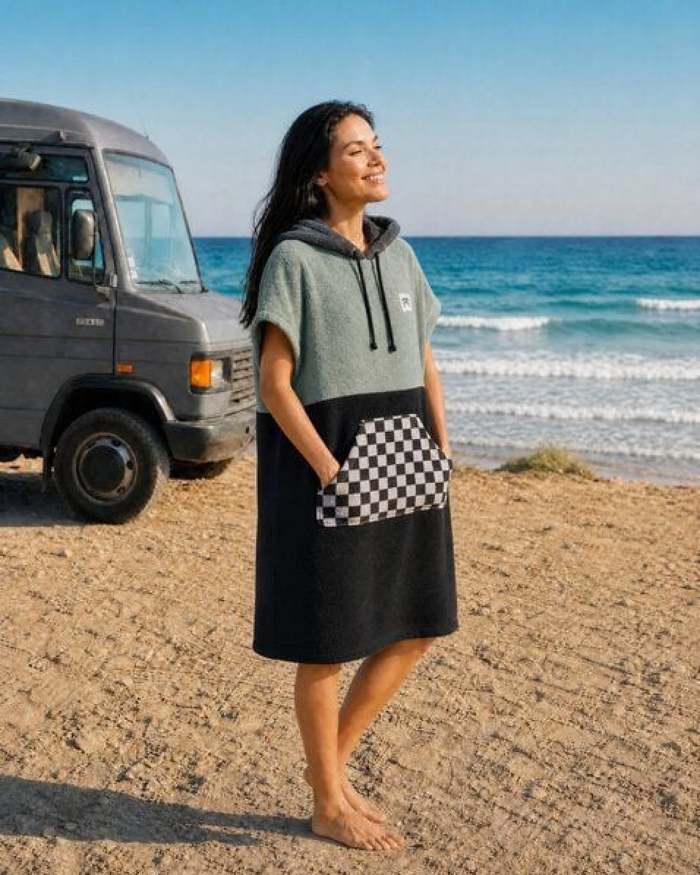 Zeachild Surfponcho Coastal Nomad Bio-Frotte – Ansicht 2
