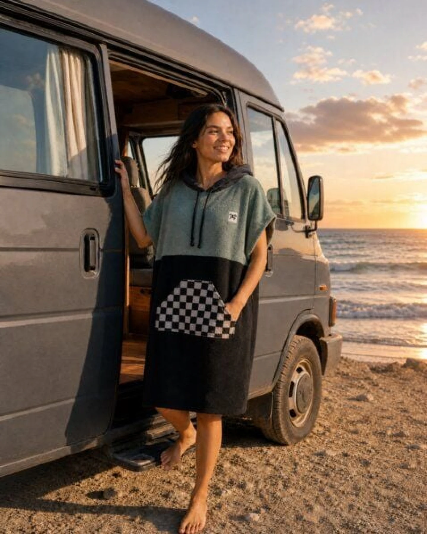 Zeachild Surfponcho Coastal Nomad Bio-Frotte – Ansicht 3