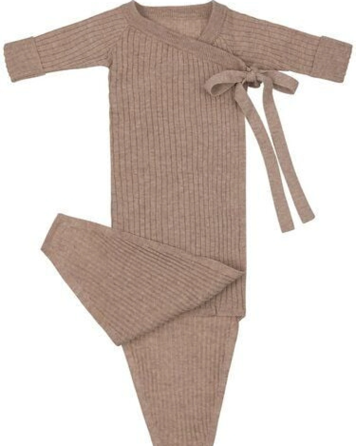 Moalie Babyschlafanzug Merinowolle – 100 % mulesingfrei, 0–6 Monate – Ansicht 2