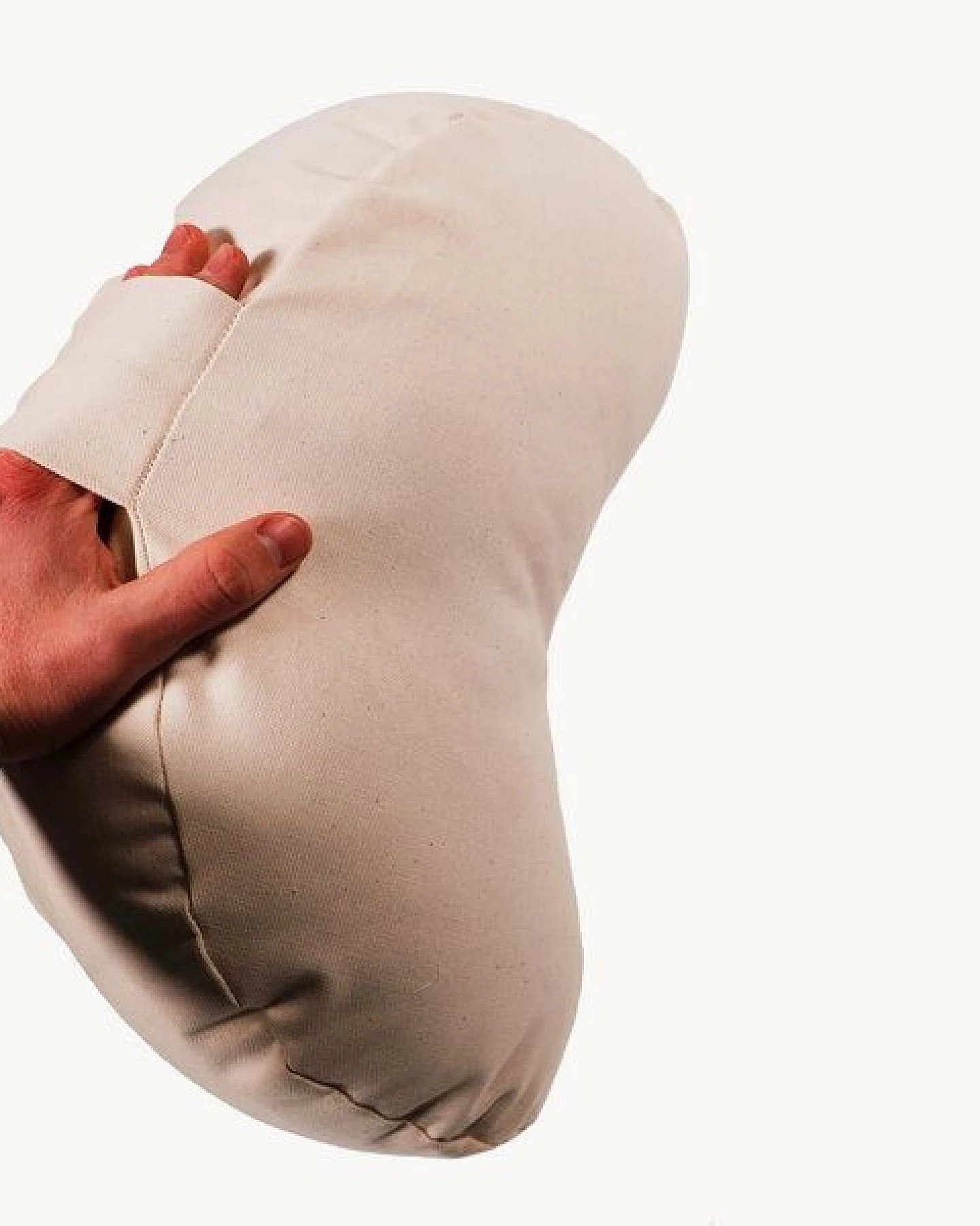 Slāf Dinkel Meditationskissen Mond mit Dinkelspelzen GOTS – Ansicht 2