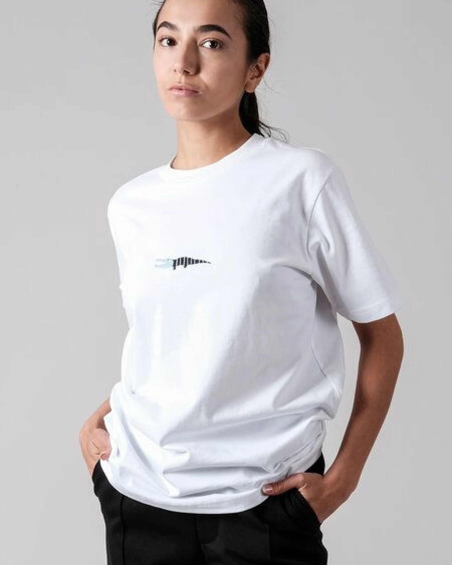 FANTASTIC REALITY STUDIOS CROCODILE BOXY FIT T-SHIRT – Bio-Baumwolle, Unisex – Ansicht 2