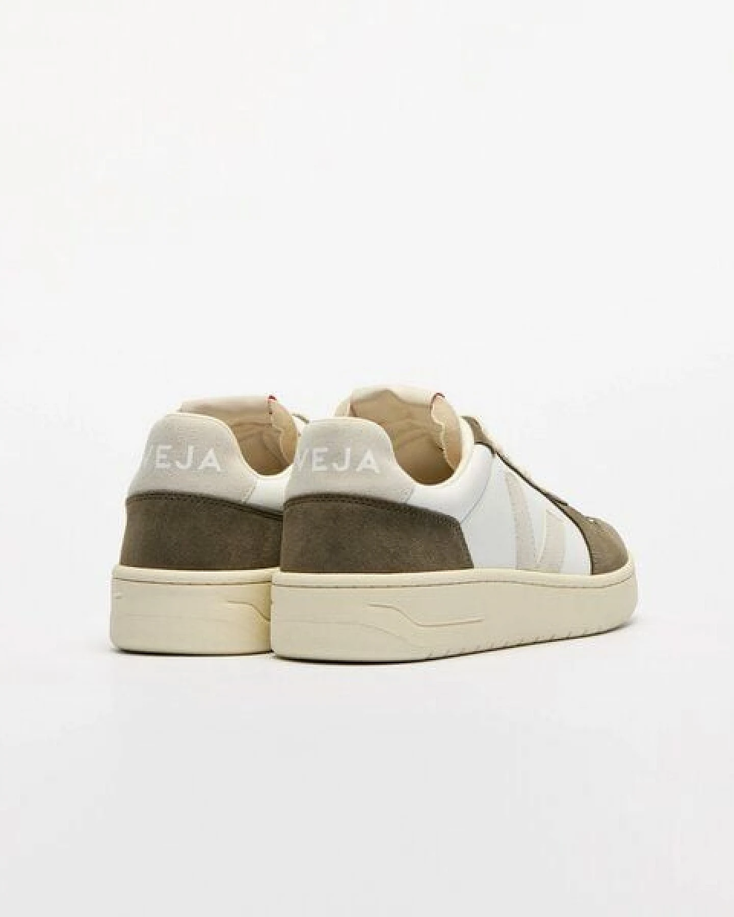 Veja V-82 Leather - white natural kaki MEN – Ansicht 4
