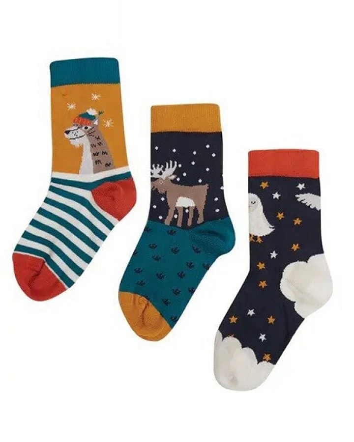 Frugi Socken Elch 3 Pack - Rock my Socks