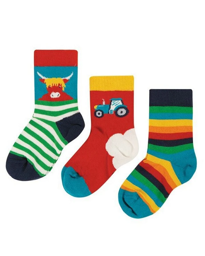 Frugi Socken Traktor