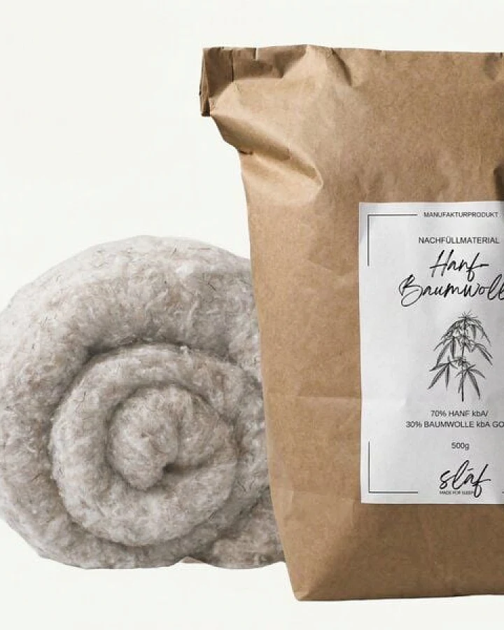 Slāf Hanf/Baumwolle Nachfüllpack Vlies GOTS