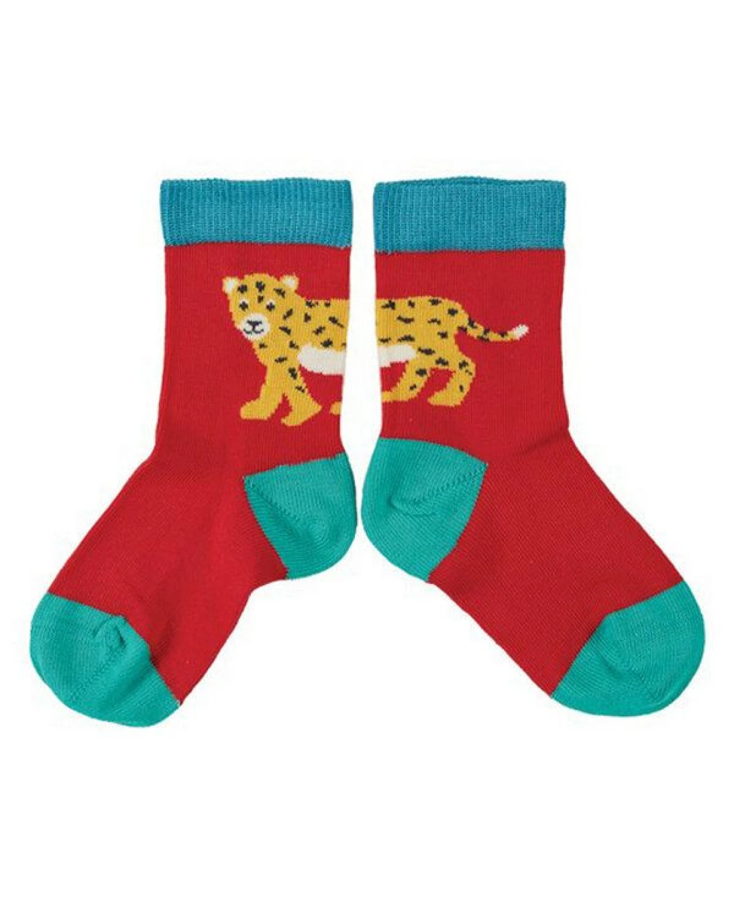 Frugi Socken Tiger, Löwe, Leopard 3 Pack - Little Socks Big Cat Multipack – Ansicht 3