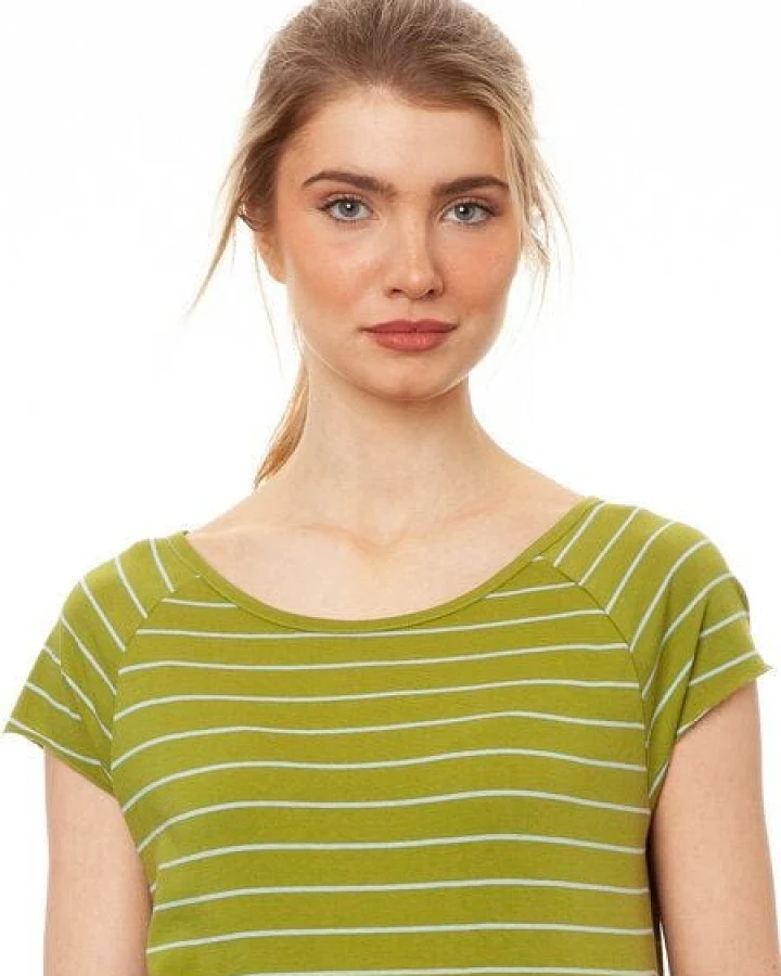 Striped Olive-Light-Blue