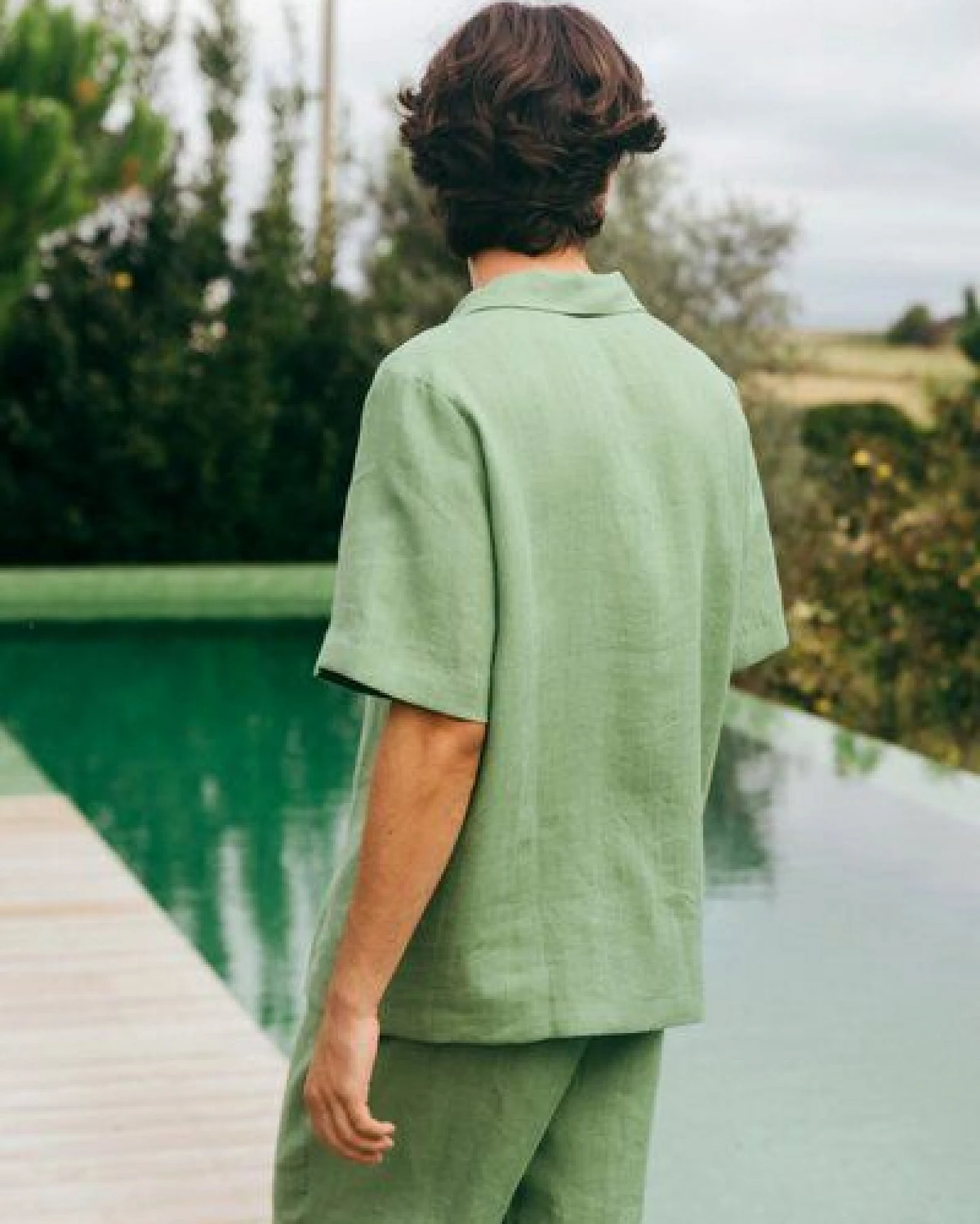 AmourLinen Leinen loungewear shorts set ASPEN – Ansicht 4