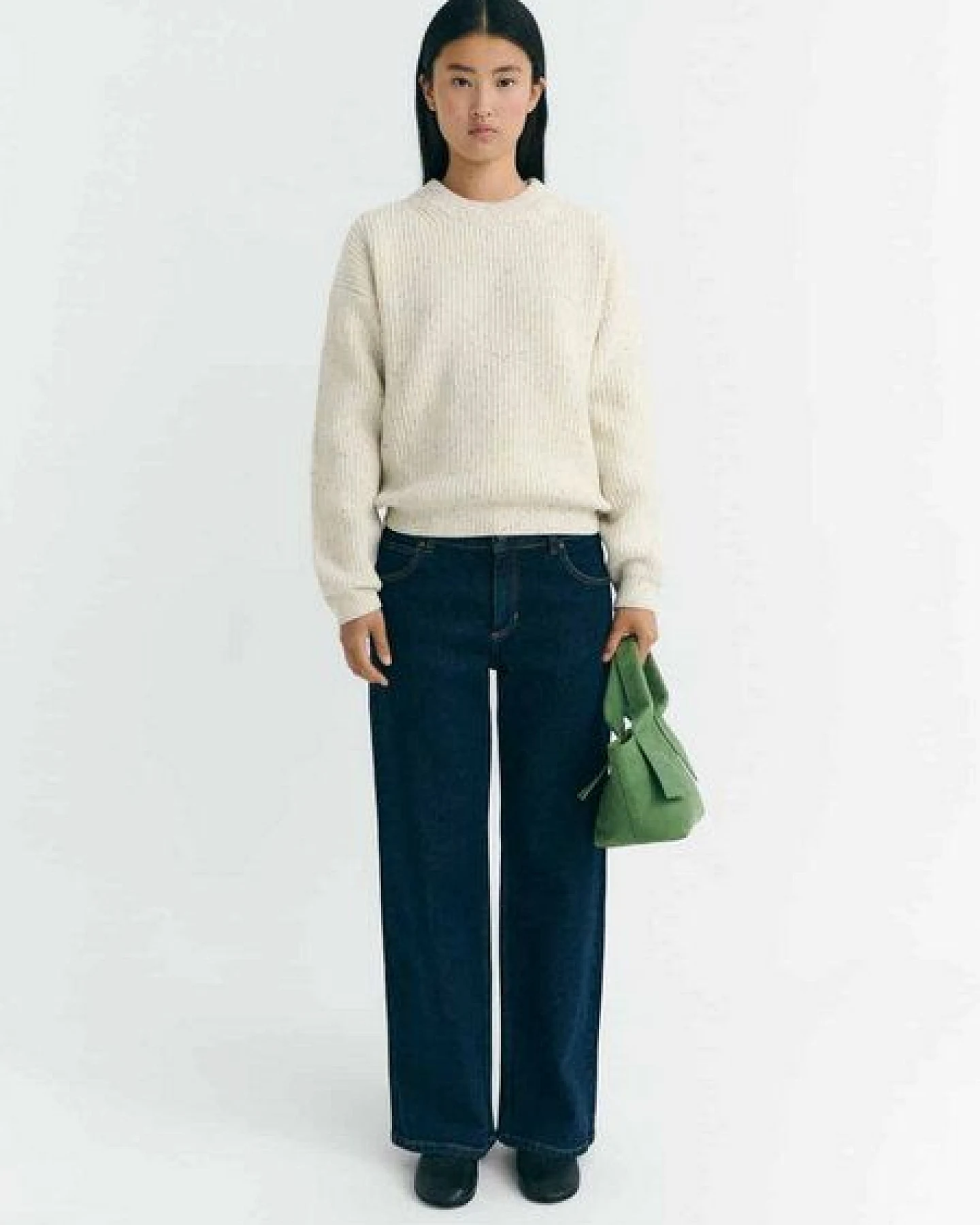 thinking mu Damen Pullover - Carmen Knitted Sweater - aus Wolle – Ansicht 2
