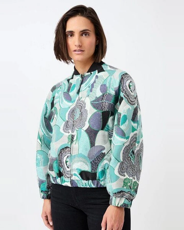 LangerChen Bomberjacke aus exclusivem Jacquard (Original Jaquard)