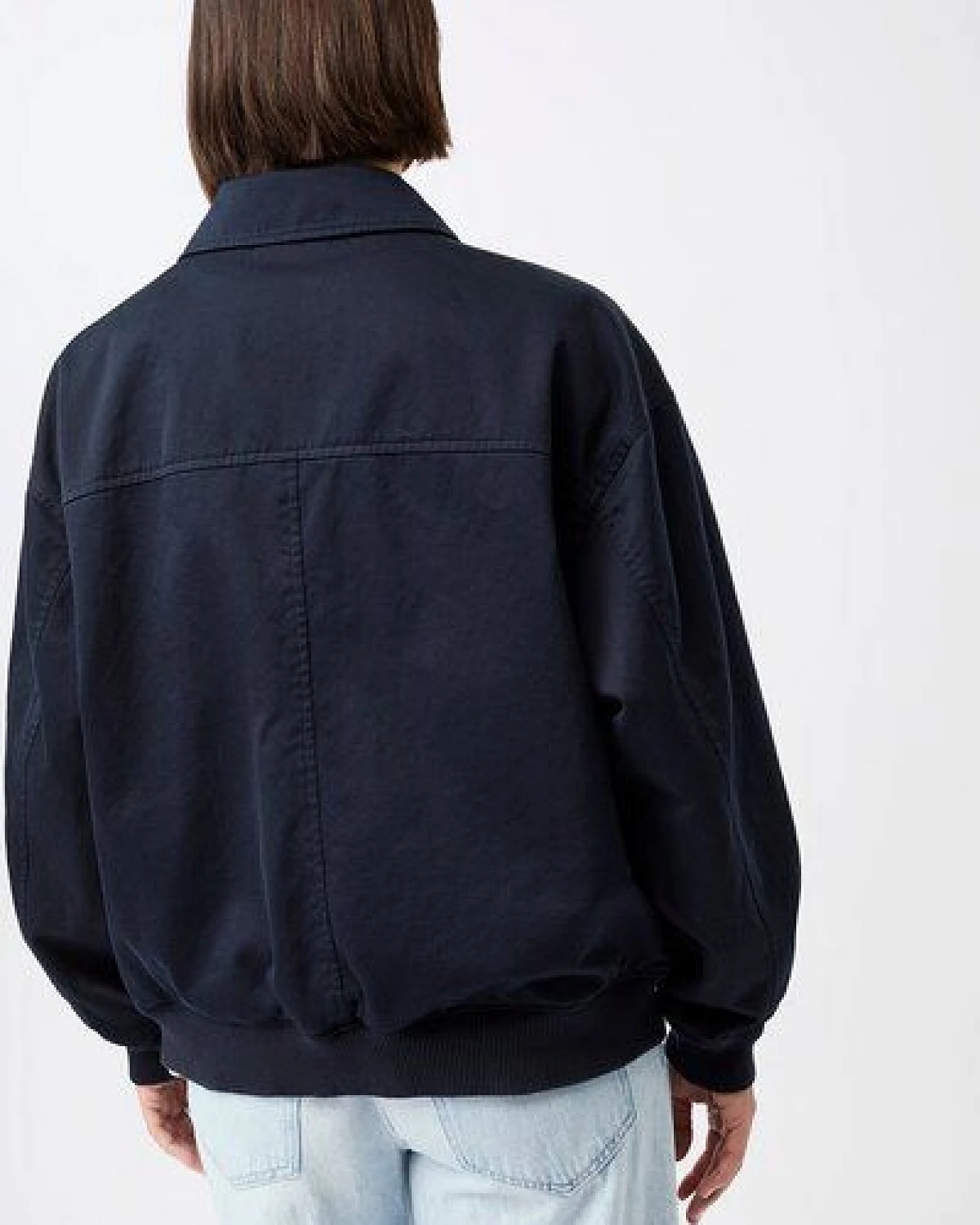 LangerChen Blousonjacke mit großen Taschen – Ansicht 3