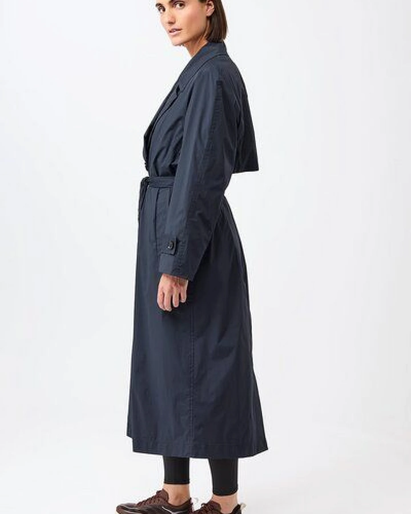 LangerChen Leichter Trenchcoat, klassisch geschnitten mit Raglannaht – Ansicht 2