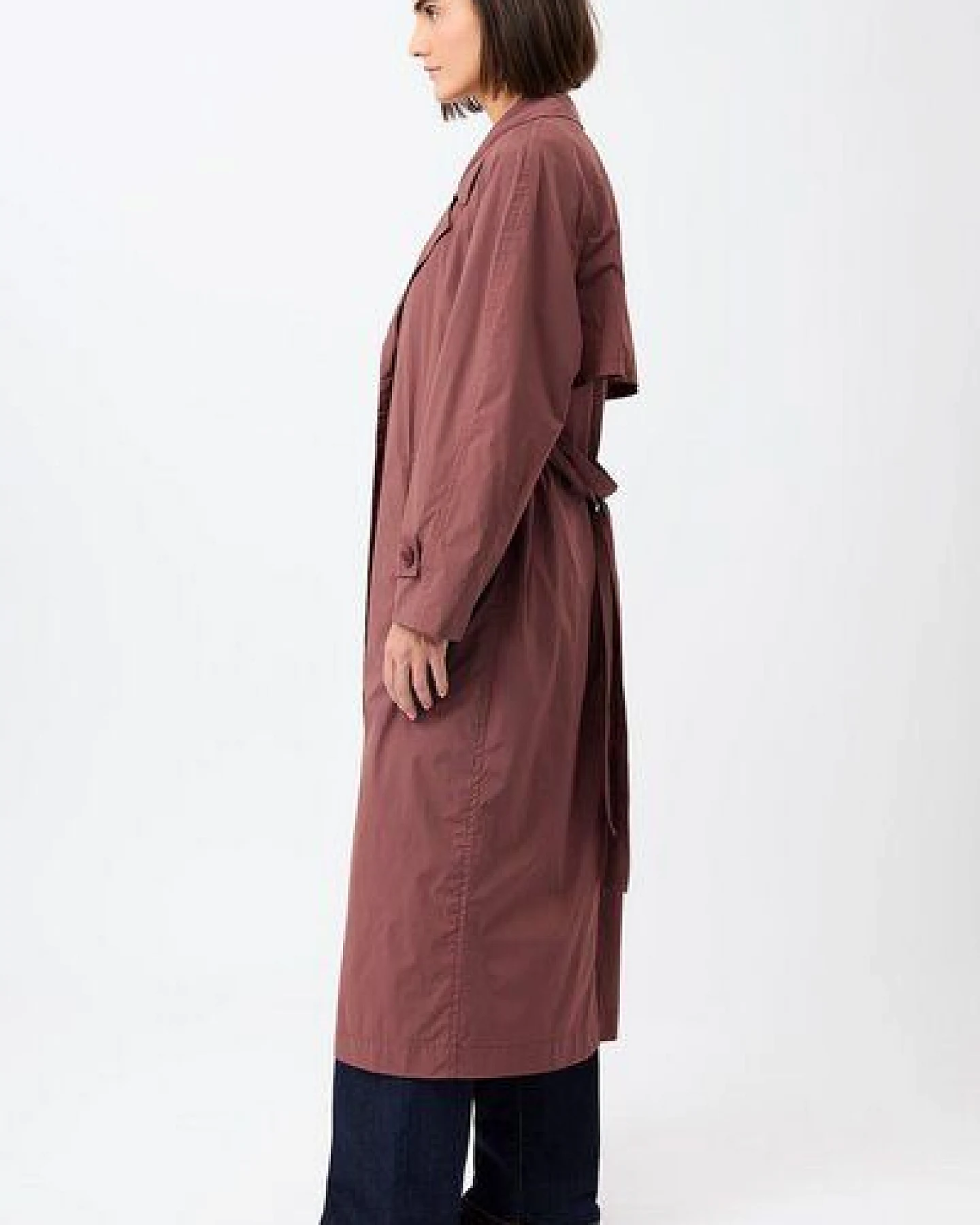 LangerChen Leichter Trenchcoat, klassisch geschnitten mit Raglannaht – Ansicht 2