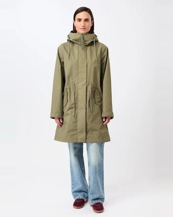 LangerChen Langer Parka mit Leistentasche
