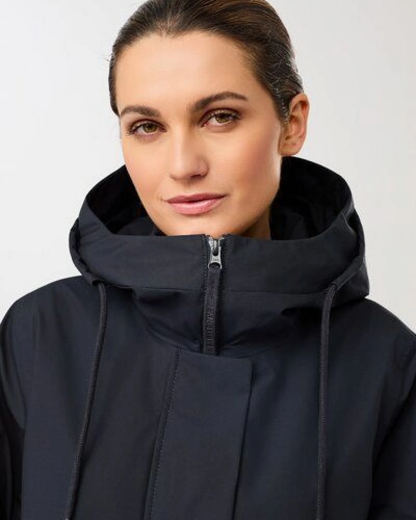 LangerChen Langer Parka mit Leistentasche – Ansicht 3